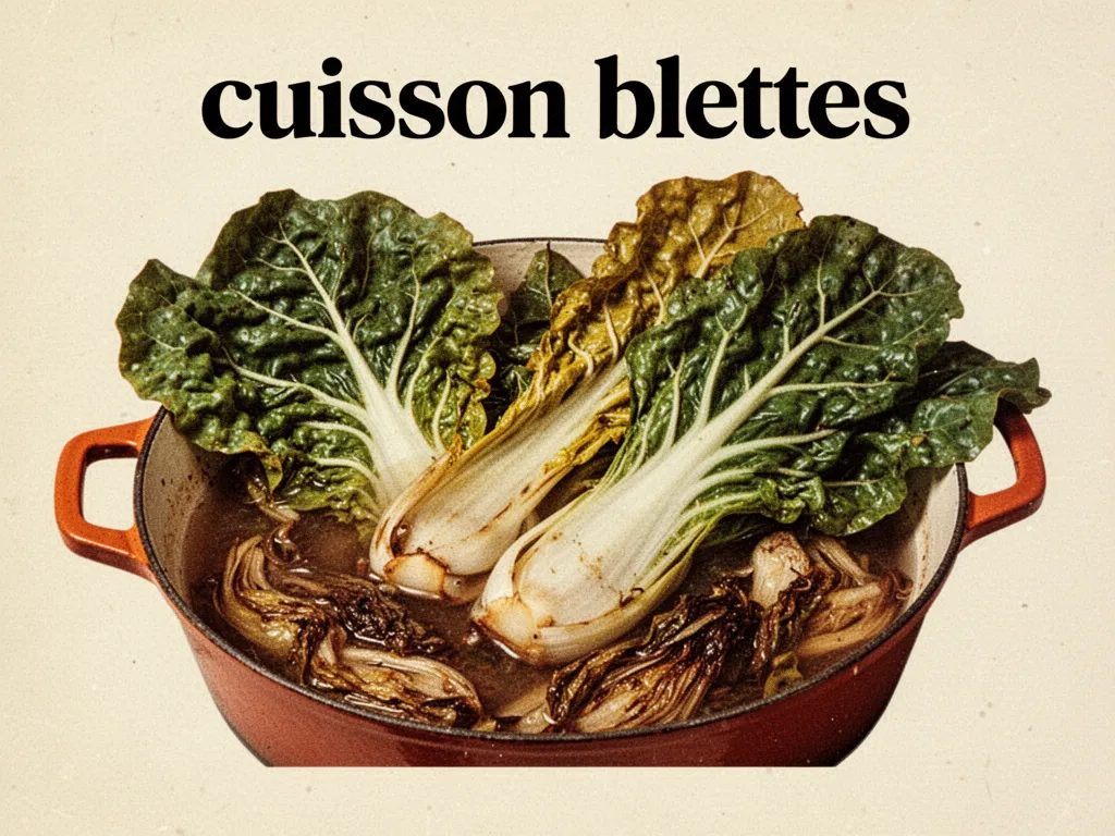 Cuisson blettes : comment les cuisiner simplement pour en faire un plat du dimanche