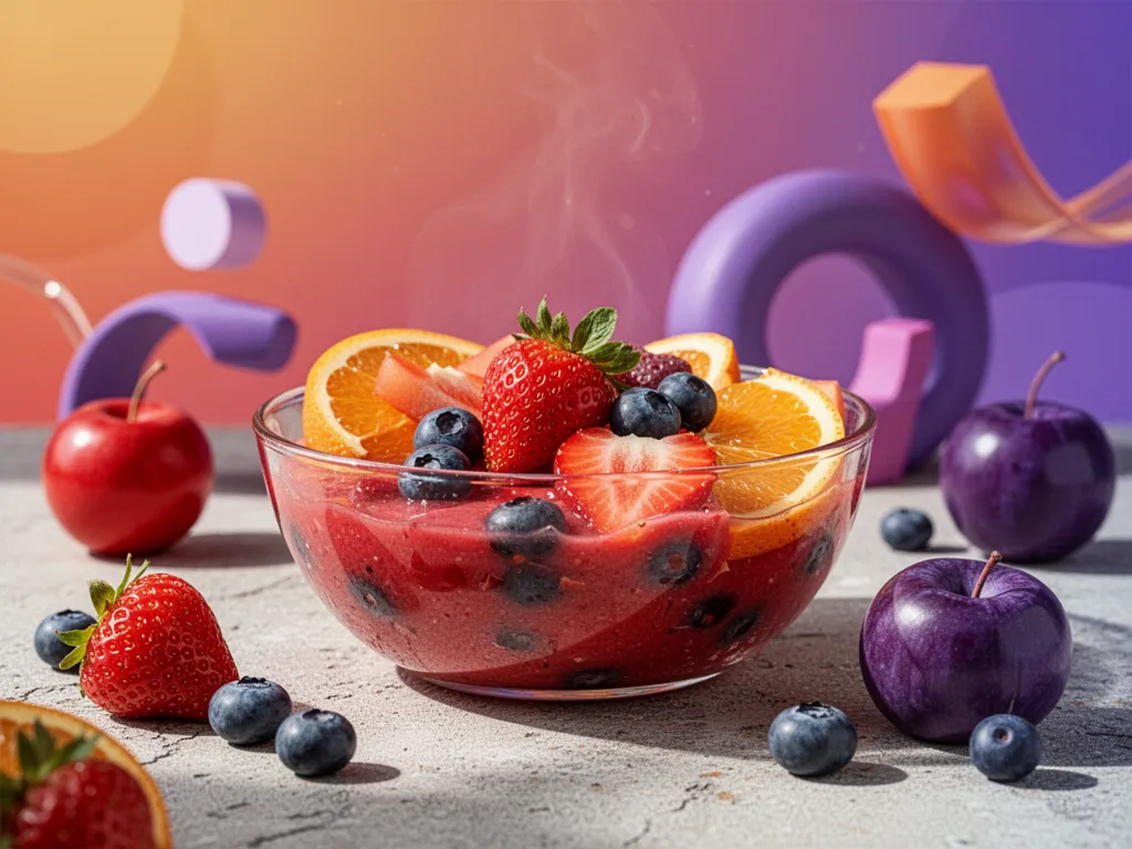 Petit-déjeuner équilibré avec thé matcha et fruits frais